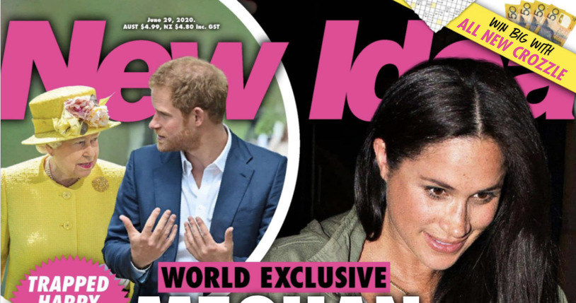 Nowe zdjęcia Meghan Markle na okładce magazynu "New Idea" /materiał zewnętrzny