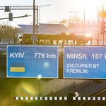 Nowe znaki w Wilnie: "Mińsk (okupowany przez Kreml) za 187 km"