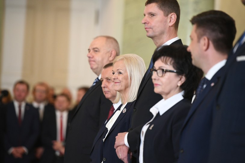 Nowi ministrowie /Rafal Oleksiewicz /Reporter