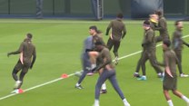 Nowi zawodnicy Man City, Khusanov i Reis, trenują przed meczem UCL z PSG. WIDEO