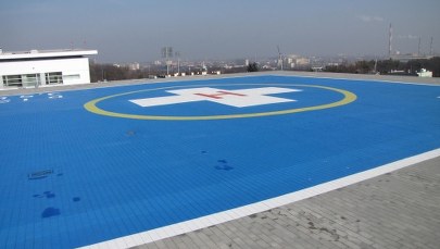 Nowoczesne lądowisko na dachu gdańskiego szpitala