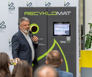 Nowoczesny recyklomat z Poznania. Sam przeleje pieniądze na konto