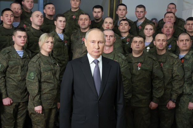 Noworoczne orędzie Władimira Putina /MIKHAEL KLIMENTYEV/SPUTNIK/KREMLIN POOL /PAP/EPA
