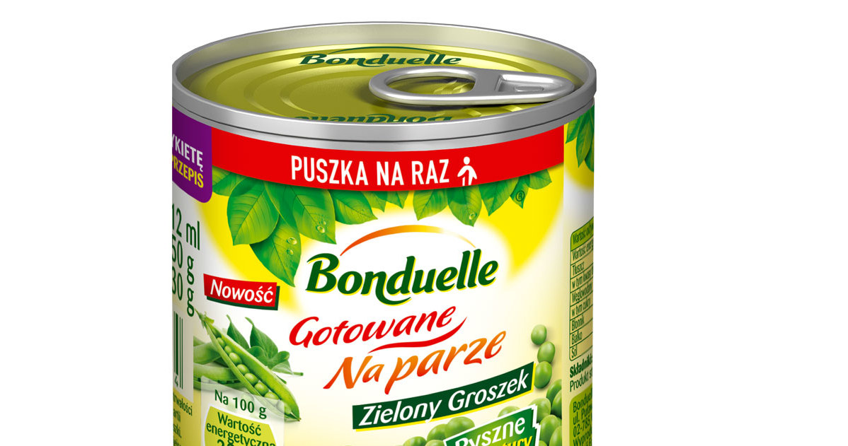 Nowość od Bonduelle – Zielony Groszek „Gotowane na parze” /materiały prasowe