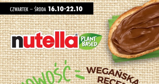 Nowość w Biedronce: Nutella w wersji wegańskiej /Biedronka /INTERIA.PL