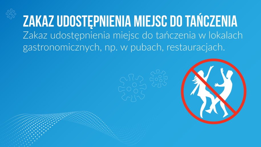 Nowością jest zakaz udostępniania lokali na imprezy. /Ministerstwo Zdrowia /