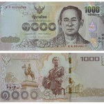 Nowy banknot w Tajlandii