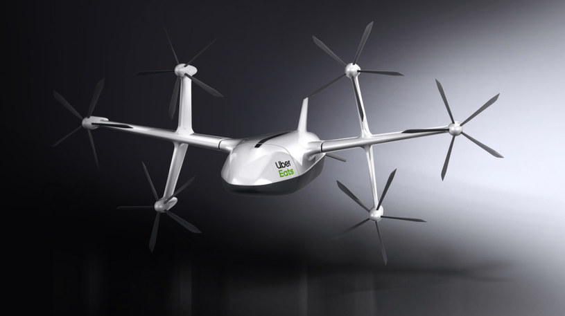 Nowy dron Ubera zdolny do transportu jedzenia /materiały prasowe