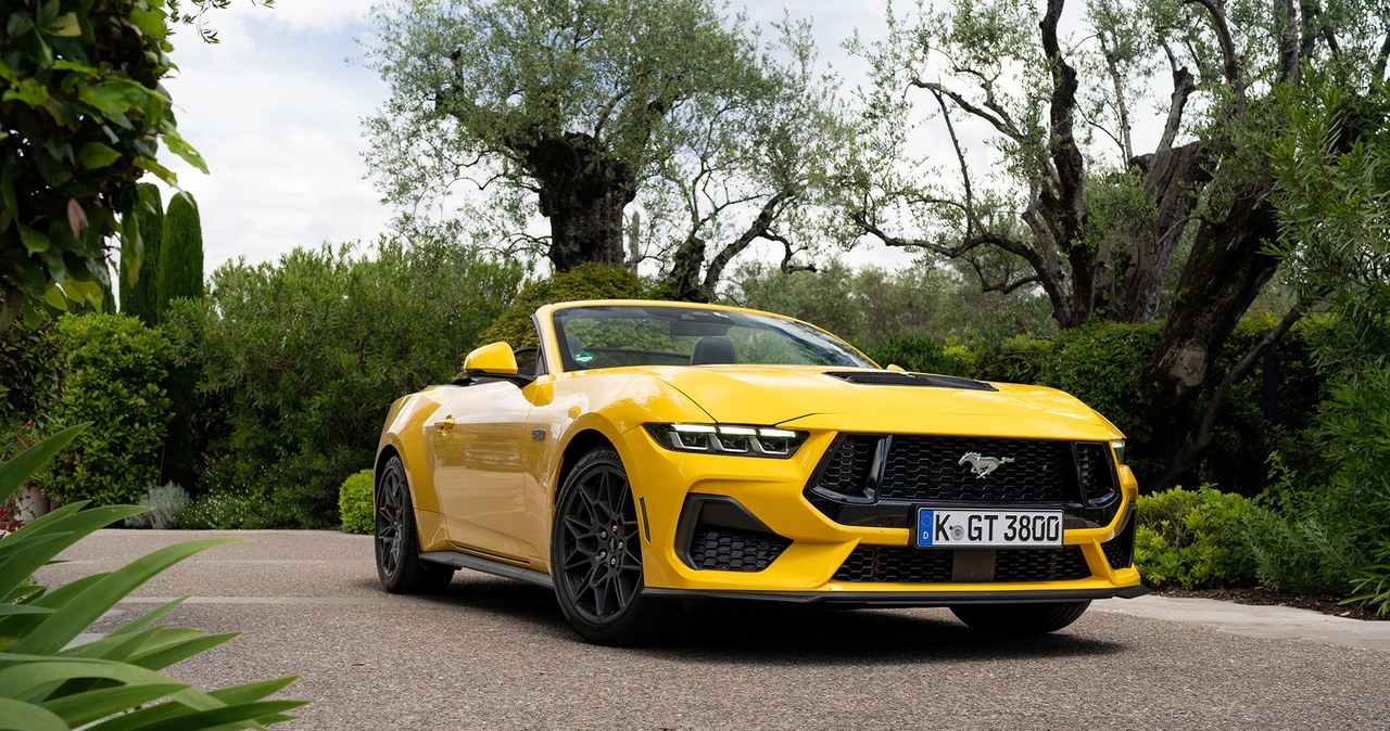 Nowy Ford Mustang GT Convertible. /Jan Guss-Gasiński