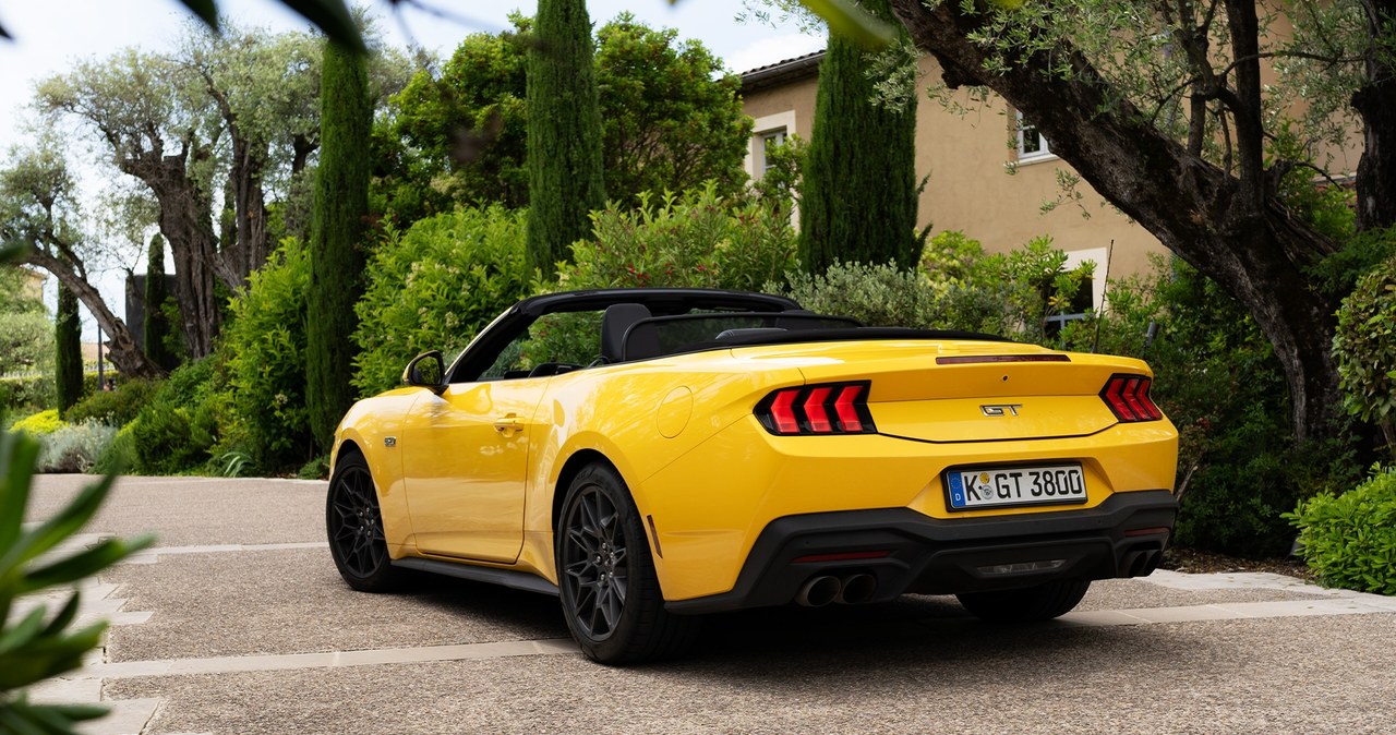 Nowy Ford Mustang GT Convertible. /Jan Guss-Gasiński