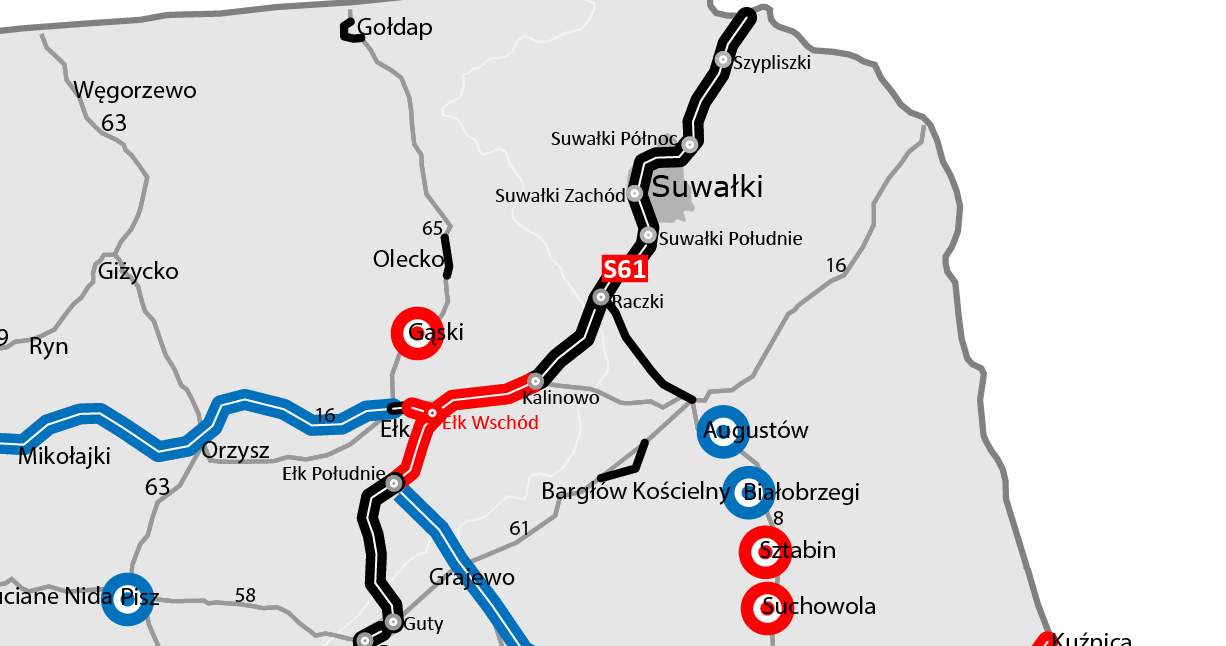 Nowy fragment drogi S19. Połączy Białystok z granicą Białorusi /GDDKiA /GDDKiA