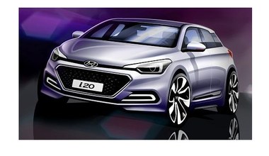 Nowy Hyundai i20 - pierwsze szkice