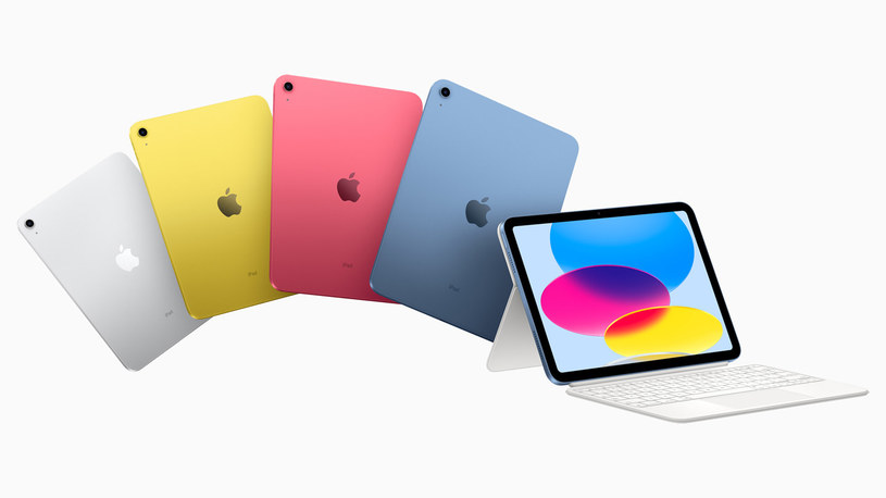 Nowy iPad 10. generacji jest dostępny w czterech wariantach kolorystycznych /Zrzut ekranu/Apple/www.apple.com/pl/newsroom/ /Informacja prasowa