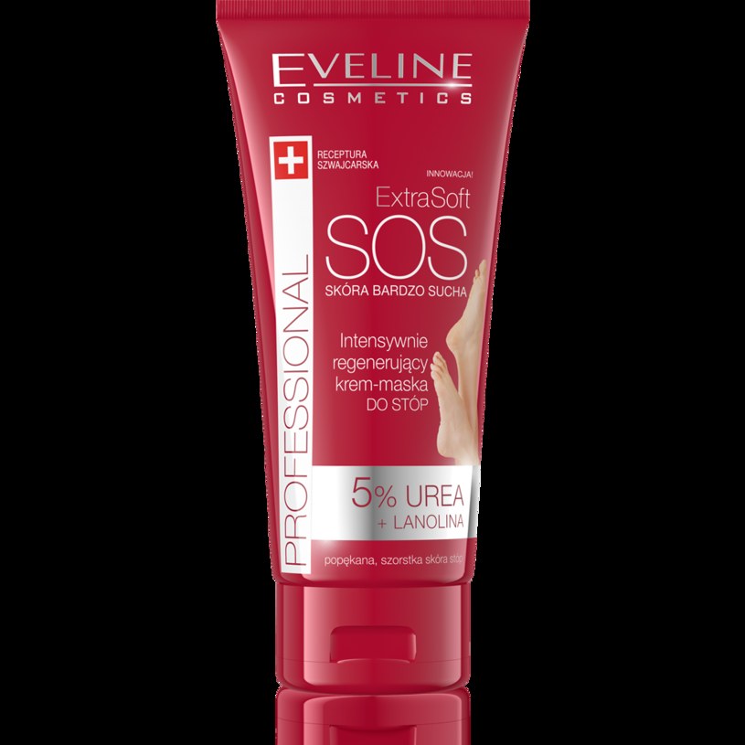 Nowy krem-maska Extra Soft SOS do stóp od marki Eveline Cosmetics /INTERIA.PL/materiały prasowe