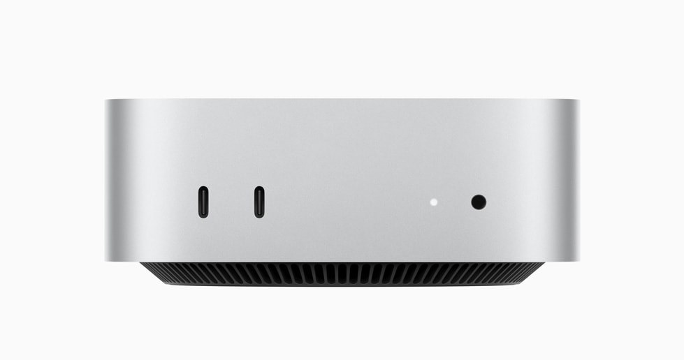 Nowy Mac Mini M4 z przodu. /Apple /materiały prasowe