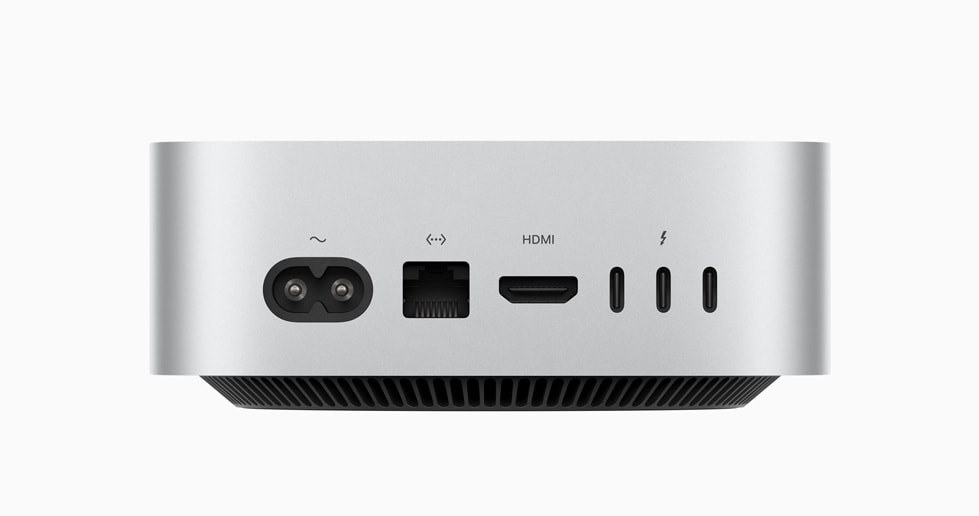 Nowy Mac Mini M4 z tyłu. /Apple /materiały prasowe