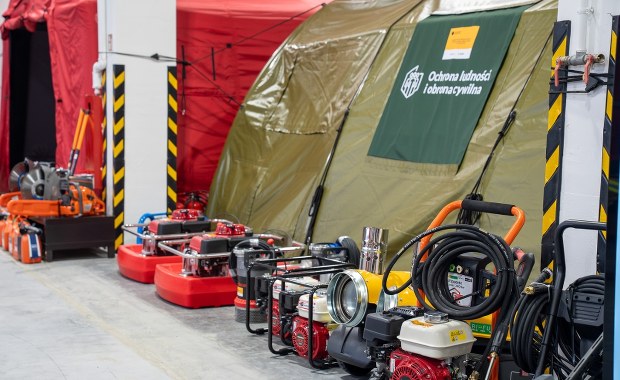 Nowy magazyn bezpieczeństwa w Grudziądzu. Sprzęt dla służb już na miejscu