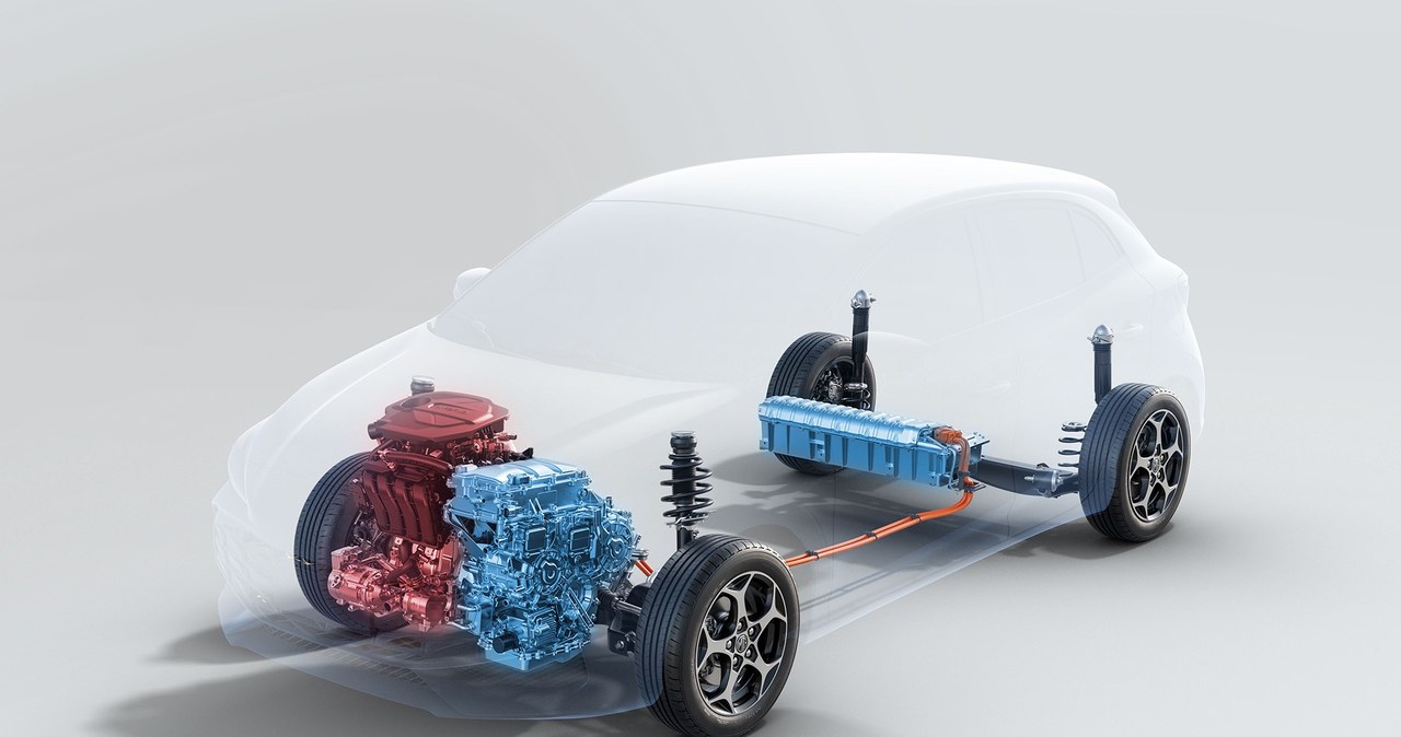 Nowy MG3 Hybrid+ ma 1,5-litrowy silnik benzynowy, 136-konny silnik elektryczny i litowo-jonowy akumulator o pojemności 1,83 kWh /MG Motors /materiały prasowe