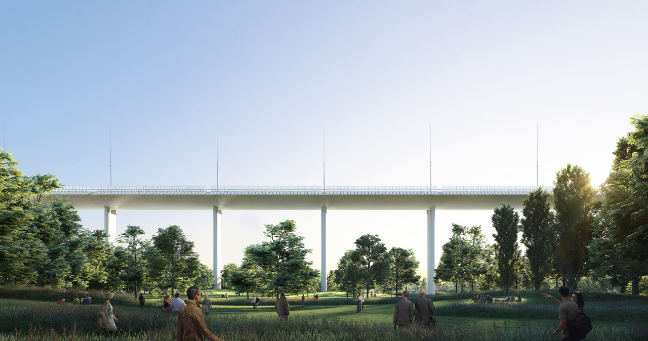 Nowy most w Genui /Fot. Renzo Piano /materiały prasowe