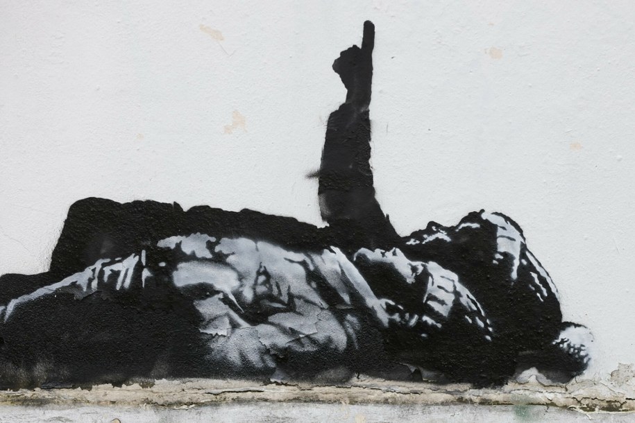 Nowy mural Banksy'ego w Londynie, grudzień 2025 /Rex Features/EAST NEWS /East News