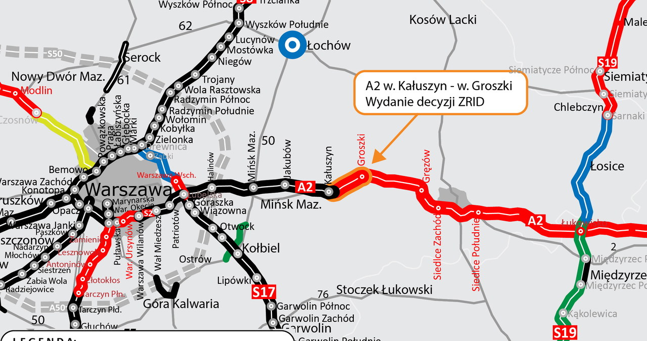 Nowy odcinek autostrady A2 /GDDKiA