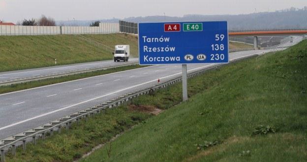 Nowy odcinek autostrady A4 /PAP