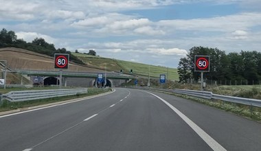 Nowy odcinkowy pomiar już działa. Maksymalnie 80 km/h na liczniku