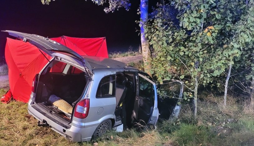 Nowy Orzechów: 45-latek wjechał samochodem w drzewo. Zginął na miejscu