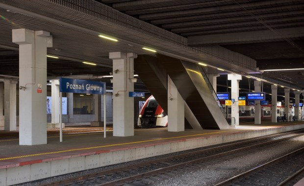 Nowy peron na stacji Poznań Główny