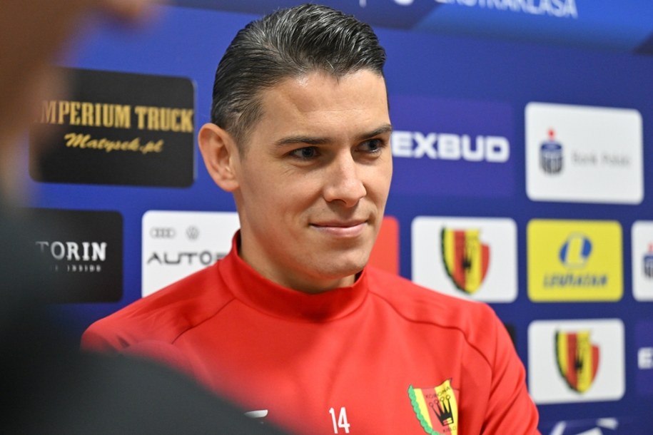 Nowy piłkarz Korony Mariusz Stępiński. Piłkarz poza Polską spędził blisko dekadę. /Piotr Polak /PAP