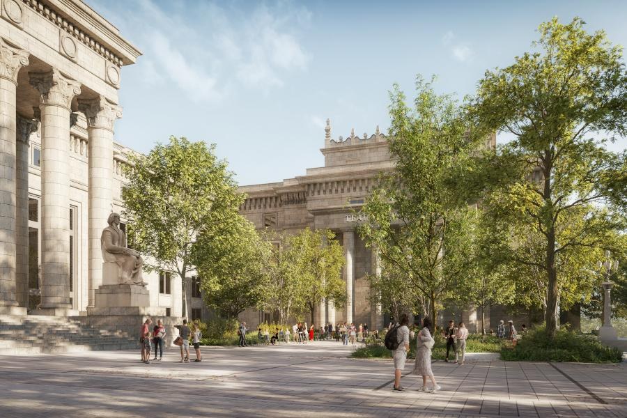 Nowy Plac Centralny - wizualizacja /UM Warszawa /