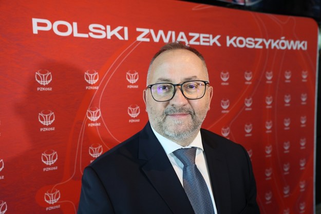 Nowy prezes Polskiego Związku Koszykówki Grzegorz Bachański /Leszek Szymański /PAP