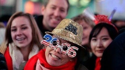 Nowy Rok entuzjastycznie witany w Nowym Jorku. Choć to była zabawa pod specjalnym nadzorem