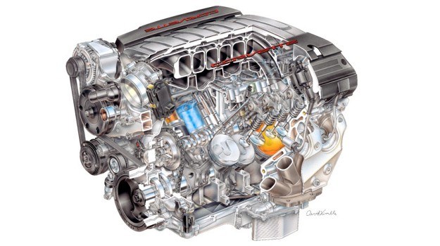 Nowy silnik LT1 jest bardziej wydajny od LS3, montowanego w Corvette C6. Poza Corvette C7, trafi również pod maskę innych modeli koncernu GM, m.in. Chevroleta Silverado i GMC Sierry. /Chevrolet