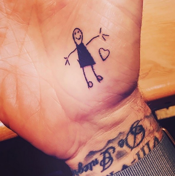 Nowy tatuaż Davida Beckhama /Printescrren/davidbeckham /INTERIA.PL