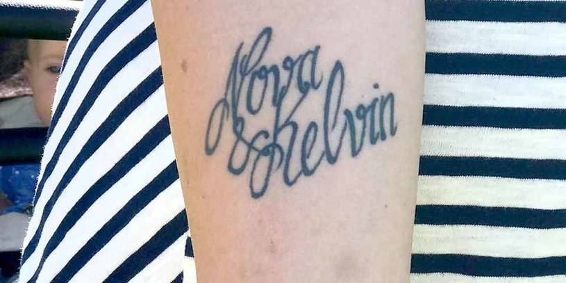 Nowy tatuaż przyniósł dziecku nowe imię, fot: "Blekinge Läns Tidning" /materiały prasowe