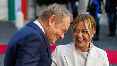 Nowy traktat dwustronny, Ukraina, imigracja. Tusk rozmawiał z Meloni