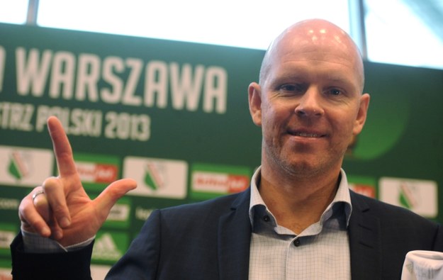 Nowy trener Legii Warszawa Henning Berg /Bartłomiej Zborowski /PAP
