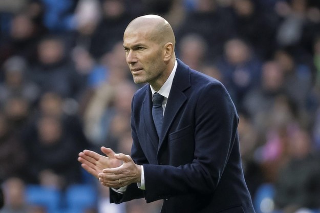 Nowy trener Realu Zinedine Zidane /EMILIO NARANJO /PAP/EPA