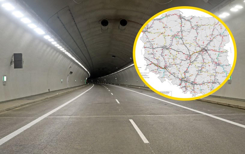 Nowy tunel na drodze S3 będzie najdłuższym tunelem pozamiejskim w Polsce, zdetronizuje tunel na Zakopiance. Jego otwarcie planowane jest na sierpień 2024 roku /Marek Lasyk  /Reporter
