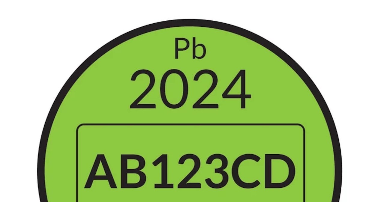 Nowy wzór naklejki zacznie obowiązywać 12 września 2024 roku /Ministerstwo Klimatu i Środowiska /