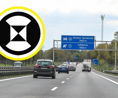 Nowy znak na autostradach. Co oznacza tajemnicza czarna klepsydra? 