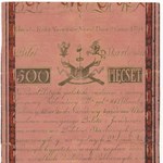 Numizmatyka: Rekordowy banknot 500 zł z 1794 r.
