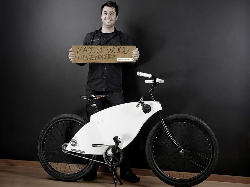 Nuno Amaro i jego rower "Angel" /materiały prasowe