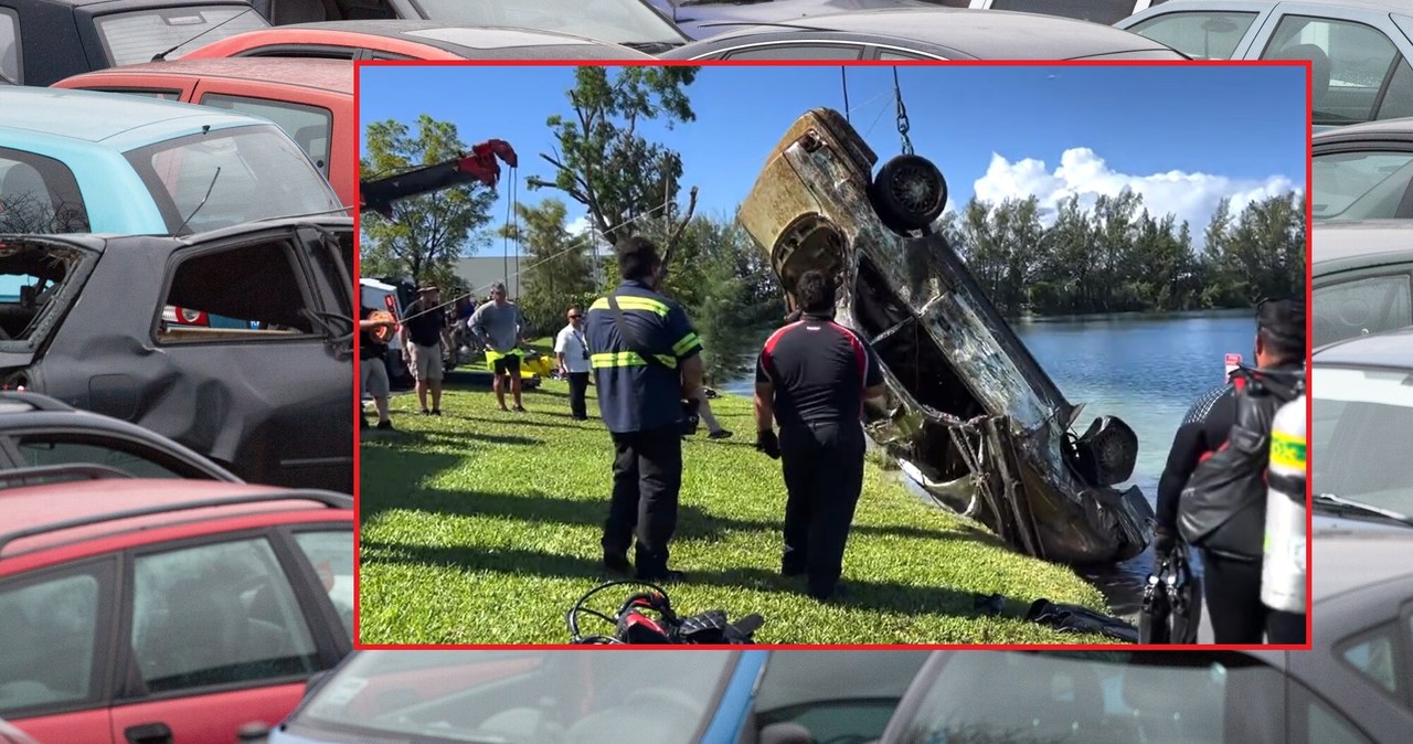 Nurkowie odnaleźli kilkadziesiąt zatopionych samochodów. /WOJCIECH STROZYK/REPORTER/ East News/ MiamiDadePD/ Twitter/ zrzut ekranu /