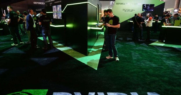 NVIDIA - zdjęcie stoiska firmy na targach E3 /AFP