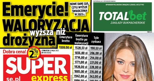 O całej sprawie informuje już na okładce "Super Express" /materiał zewnętrzny