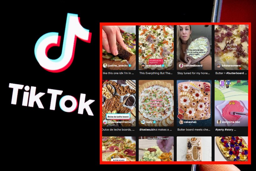 O co chodzi w nowym trendzie na TikToku? /Zrzut ekranu/TikTok/wyniki wyszukiwania #butterboard /Unsplash