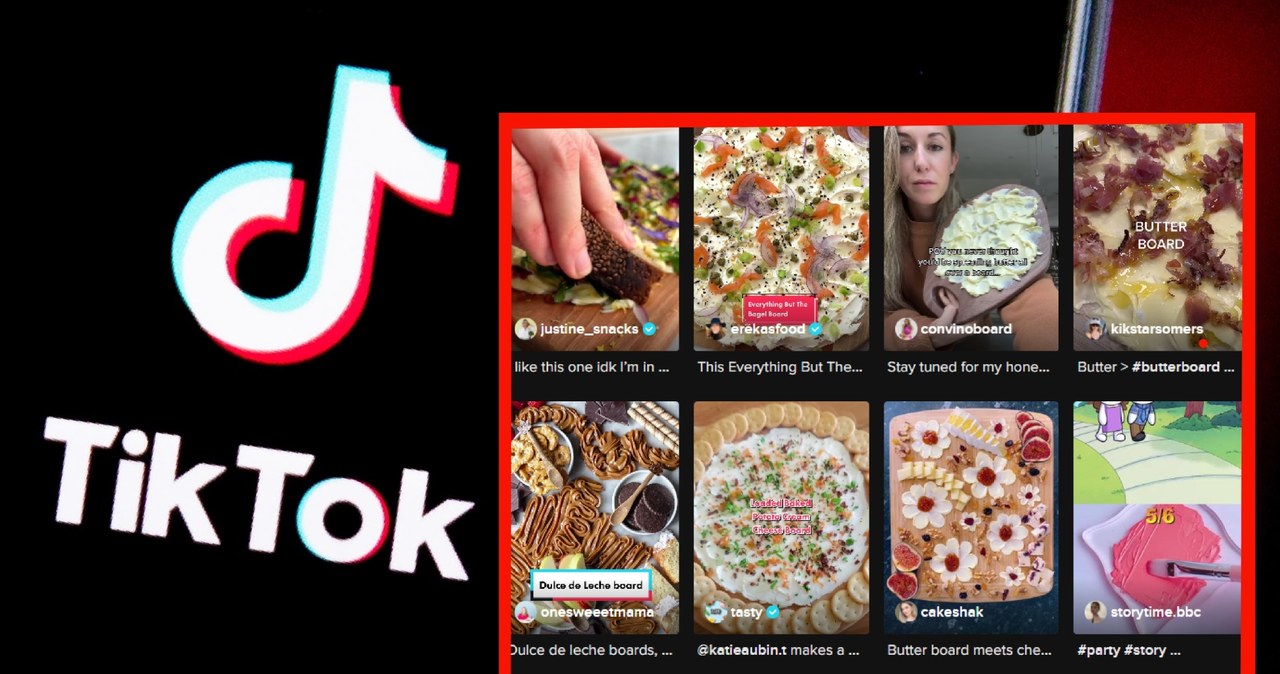 O co chodzi w nowym trendzie na TikToku? /Zrzut ekranu/TikTok/wyniki wyszukiwania #butterboard /Unsplash