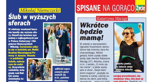 O Jarku i Martynie pisze "Życie na gorąco" /Życie na gorąco